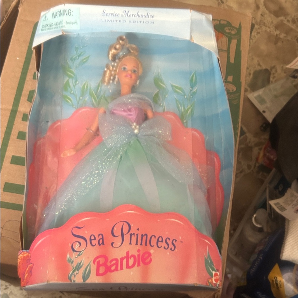 Nib service merchandise SEA PRINCESS Barbie doll